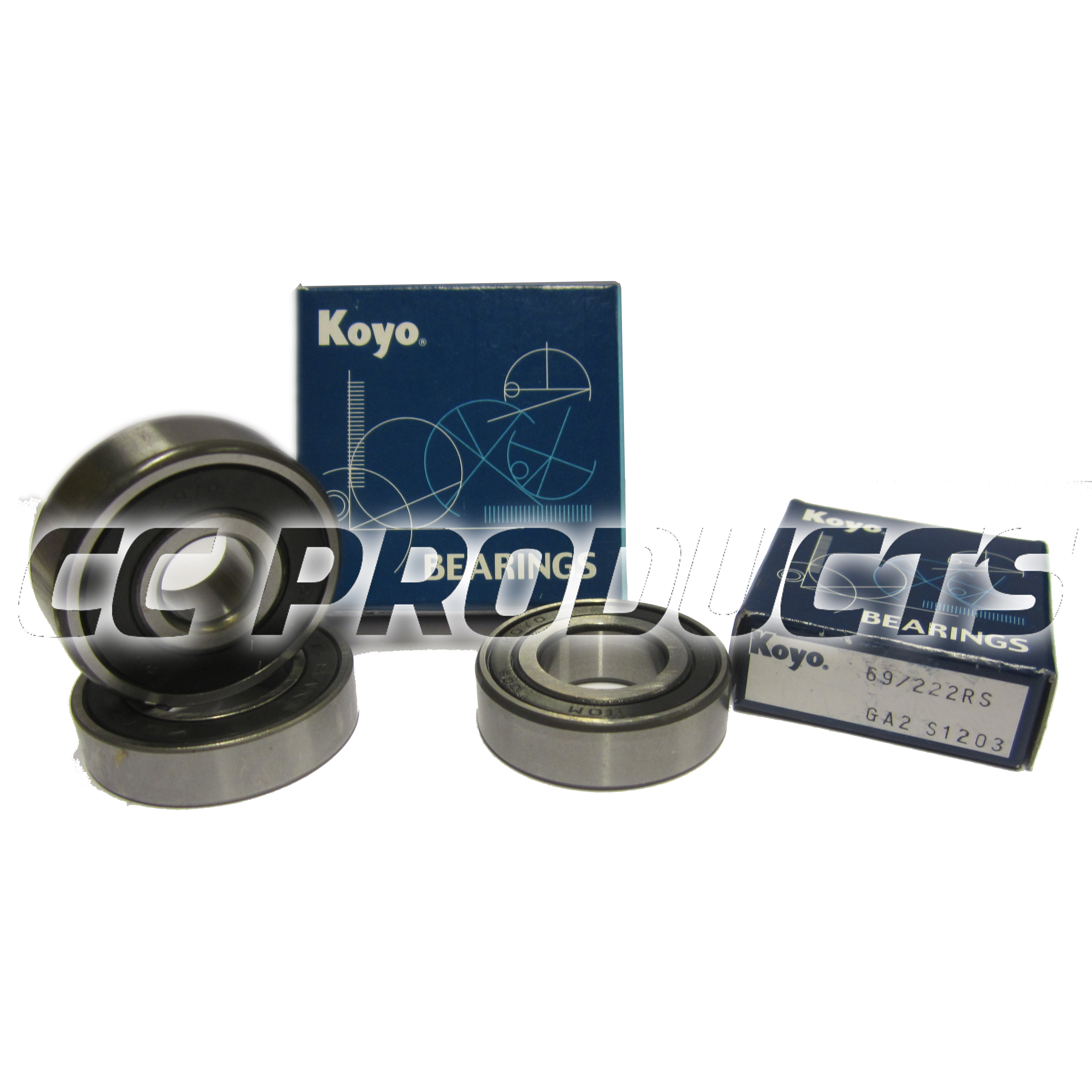 Cross-Center International - Koyo bearing 69/22-2RS 22x39x9